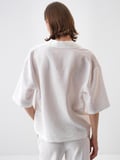 Beyaz Oversize  Bluz