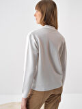 Beyaz Oversize  Hırka