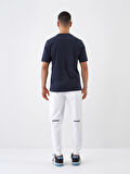 Beyaz Regular Fit Pamuklu Sweat Pantolon