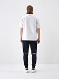 Lacivert Regular Fit Pamuklu Sweat Pantolon
