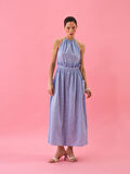Mavi Regular Fit Keten Elbise