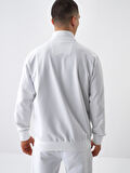 Beyaz Regular Fit Pamuklu Sweatmont