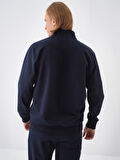Lacivert Regular Fit Pamuklu Sweatmont