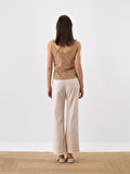 Camel Regular Fit Pamuklu Bluz