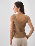 Camel Regular Fit Pamuklu Bluz