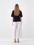 Siyah Oversize Pamuklu Bluz