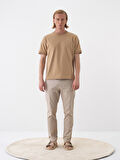 Camel Regular Fit Pamuklu Tişört