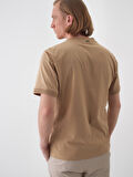 Camel Regular Fit Pamuklu Tişört