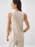 Naturel Oversize Pamuklu Bluz