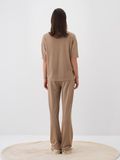 Camel Oversize Pamuklu Bluz