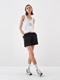 Siyah Oversize  Şort