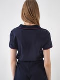 Lacivert Regular Fit Pamuklu Tişört