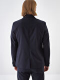 Lacivert Regular Fit Liyosel Ceket