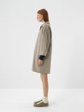 Xint Naturel Formunu Koruyan Oversize Trençkot