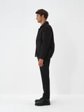Xint Siyah Formunu Koruyan Regular Fit Mont
