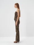 Xint Camel Pamuk Dokulu Regular Fit Bluz