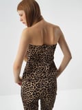 Xint Camel Pamuk Dokulu Regular Fit Bluz