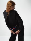 Xint Siyah Esnek Dokulu Regular Fit Ceket