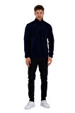 Adams Erkek Rahat İçi Ve Dışı Polarlı Isı Koruyan Fermuarlı Polar Sweatshirt