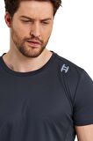 Erkek Spor Reflektör Baskılı Polyester Tişört