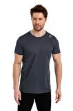Erkek Spor Reflektör Baskılı Polyester Tişört