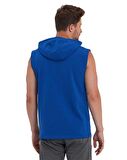 Erkek Kapüşonlu Kanguru Cepli Kolsuz Sweatshirt