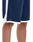 File Şeritli Jakarlı Polyester Erkek Spor Şort