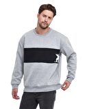 Erkek 3 İplik Oversize Sweatshirt