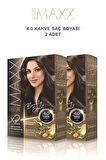 Maxx Deluxe Saç Boyası 4.0 Kahve X2