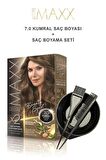 Maxx Deluxe Saç Boyası 7.0 Kumral-Boyama Seti