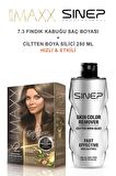 Maxx Deluxe Saç Boyası 7.3 Fındık Kabuğu-Profesyonel Cillten Boya Silici Set