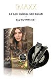 Maxx Deluxe Saç Boyası 8 .0 Açık Kumral-Boyama Seti