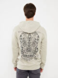XSIDE Bej Uzun Kollu Erkek Hoodie
