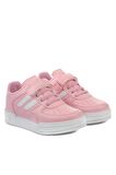 Camp Sneaker Cırt Cırtlı Kız Çocuk Ayakkabı Pembe / Beyaz