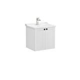 VitrA Root Classic 68702 Kapaklı Lavabo Dolabı, Mat Açık Gri, 60 cm