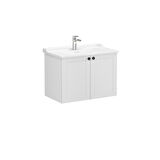 VitrA Root Classic 68723 Kapaklı Lavabo Dolabı, Mat Açık Gri, 80 cm