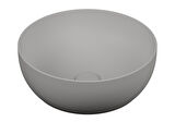 VitrA Outline Çanak Lavabo 5992B476-0016  Yuvarlak, 40x40, Mat Taş Gri
