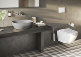 VitrA Outline 5994B476-0016 Çanak Lavabo, Dikdörtgen, Mat Taş Gri, 45x40 cm