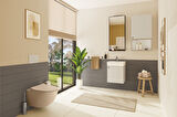VitrA Sento 130-420R009 İnce Klozet, Mat Bej