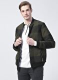Gualtiero Manuele Giorgi  Gu21Mfw05113 Dik Yaka  Regular Fit  Haki Erkek Mont