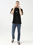 Gmg Fırenze Bisiklet Yaka Siyah Erkek T-Shirt GU22MSS03180