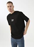 Gmg Fırenze Bisiklet Yaka Siyah Erkek T-Shirt GU22MSS03180