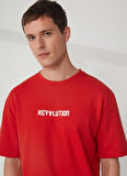 Gmg Fırenze Bisiklet Yaka Kırmızı Erkek T-Shirt GU23MSS03023