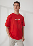 Gmg Fırenze Bisiklet Yaka Kırmızı Erkek T-Shirt GU23MSS03023