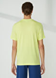 Murphy&Nye Bisiklet Yaka Düz Yeşil Erkek T-Shirt EMBOSS T-SHIRT