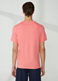 Murphy&Nye Bisiklet Yaka Düz Pembe Erkek T-Shirt EMBOSS T-SHIRT