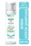 Yenidoğan Bebek Köpük Şampuanı Saç ve Vücut İçin Organik ve Doğal İçerik 200 ML