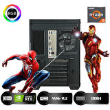 HYPER ROCKET One HRA164060 Ryzen 5 5600 16GB Ram 500GB Nvme M.2 SSD RTX4060 8GB Masaüstü Oyuncu Bilgisayarı