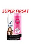 Rexona Deodorant Invisible Black White 150 Ml + Elidor 200 Ml Güçlü&Parlak