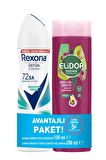 Rexona 150 Ml Deodorant Shower Fresh + Elidor 200 Ml Şampuan Avokado ve Üzüm Çekirdeği Yağı